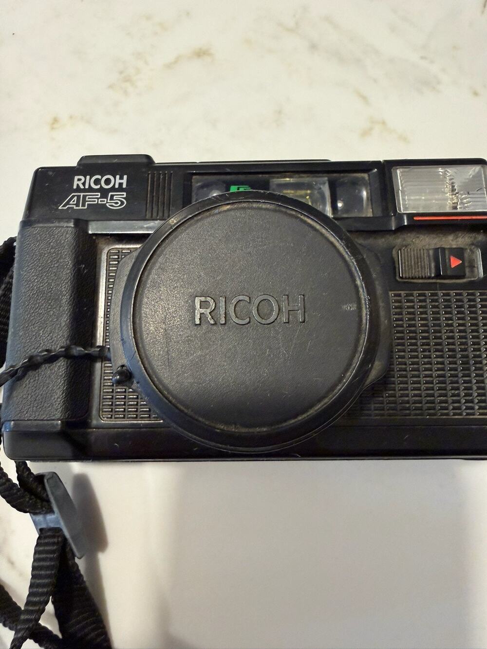 Ricoh AF-5 Vintage Film Camera w/ 38mm F2.8 Lens Point and Shoot - UNTESTED
